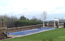 Swimming pool was constructed in the summer of 2006